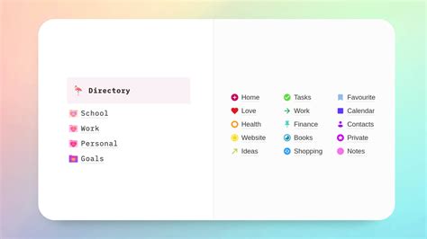 Aesthetic Notion Icons For Your Setup Minimalist Cute More