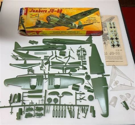 1950s Lindberg Junkers Ju 88 Model Kit Started For Sale Online Ebay