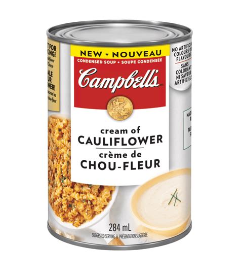Soupe Condensée Crème De Chou Fleur De Campbells Campbell Company Of