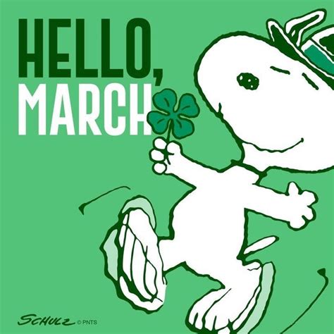 Pin By Melinda B On Months In 2020 Snoopy Snoopy Funny Hello March