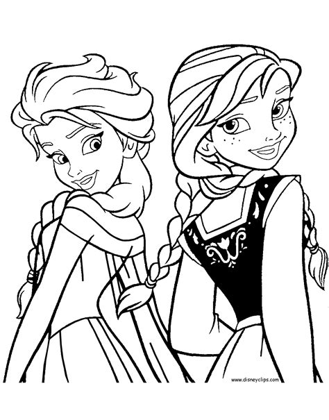 Disneys Frozen Coloring Pages 2