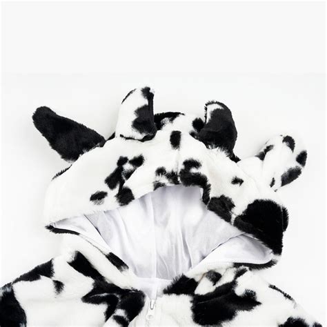 Sexy Cow Cosplay Lingerie Cow Exotic Dancer Outfit Furry Cow Print One Yomorio