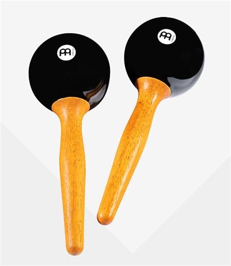 Meinl Percussion Plastic Studio Maracas Black Pair Pm1bk Reverb