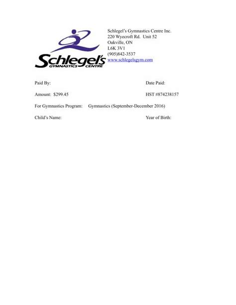 Free 16 Gym Membership Receipt Samples And Templates