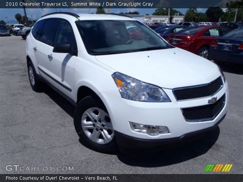 More 2010 chevrolet traverse ls rear seats photos. Summit White - 2010 Chevrolet Traverse LS - Dark Gray ...