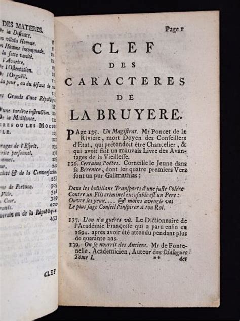 La Bruyere Les Caracteres De Theophraste Avec Les Caracteres Ou Les