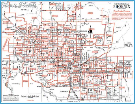 Phoenix Metro Map Travelsfinderscom