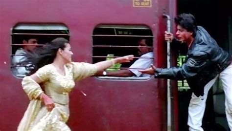 26 Years Of Ddlj Iconic Moments From Shah Rukh Khan And Kajol Starrer Bollywood Bubble