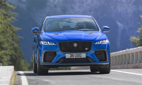 A gloss black grille with a unique satin grey surround and svr logo completes the look. 2021 Jaguar F-PACE SVR: First Look - » AutoNXT