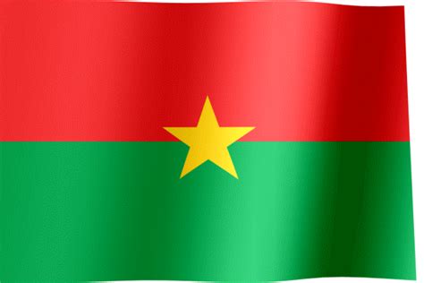 Flag Of Burkina Faso  All Waving Flags
