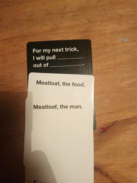 Funny Cards Against Humanity Answers