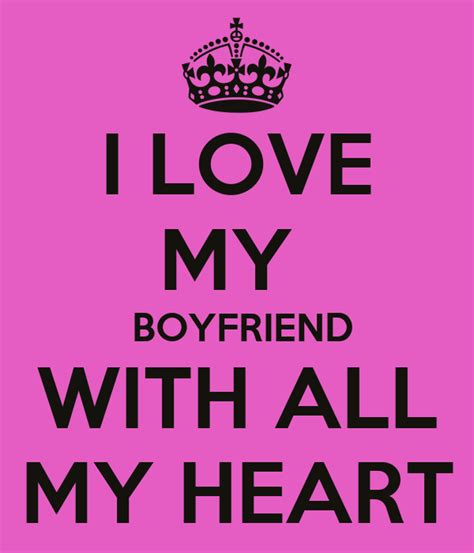 I Love My Boyfriend With All My Heart Poster Juca Keep Calm O Matic