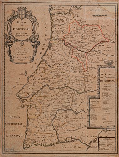 Mapa Mais Antigo Do Acervo Mostra O Reino De Portugal — Arquivo Nacional