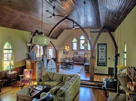 For example, this old church has become a modern bookstore. converted church | Loft style living, Home, Church conversions