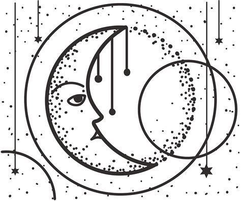 Moon Phases Sketch 2614087 Vector Art At Vecteezy