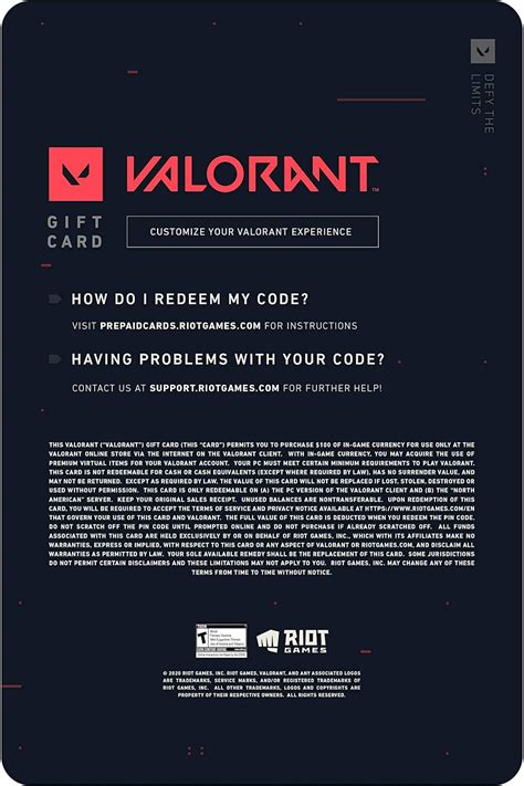 Valorant Gift Card Redeem Valorant Gift Card Pc Online Game Code My