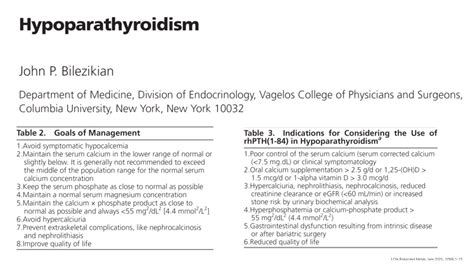 Hypoparathyroidism Thaiendocrine Org