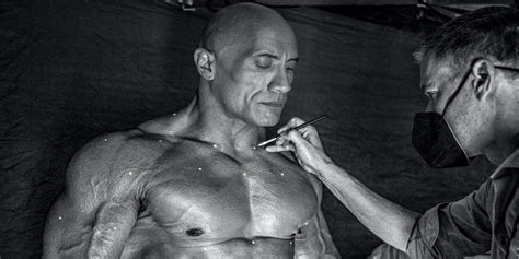 Dwayne Johnson Shares Muscular Black Adam Pic For VFX Scene