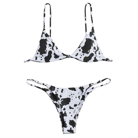 Sexy Cow Print Bikini Summer Swimsuits The Cow Print