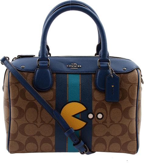 Coach Pac Man Signature Mini Bennett Satchel Crossbody Bag F56648
