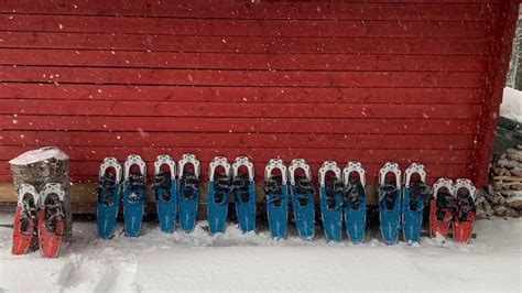 Snowshoes Sea Lapland Finland Youtube