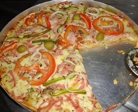 Pizza De Liquidificador Deliciosa E Econômica Essa Receita Rende 2 Pizzas Grandes