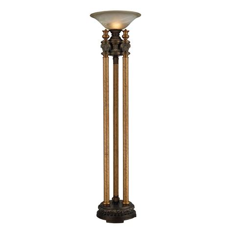 Floor lamps are a fantastic way to light the home. Titan Lighting Athena Torchiere 72 in. Athena Bronze Floor ...