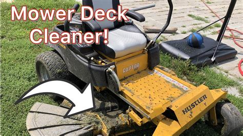 I dont really care about the color. Mower Deck Cleaning - YouTube