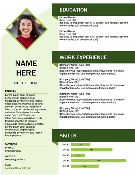 Download this fresher template in word ✅ and start your job search. Creative Resume Template For Microsoft Word Free Download ...