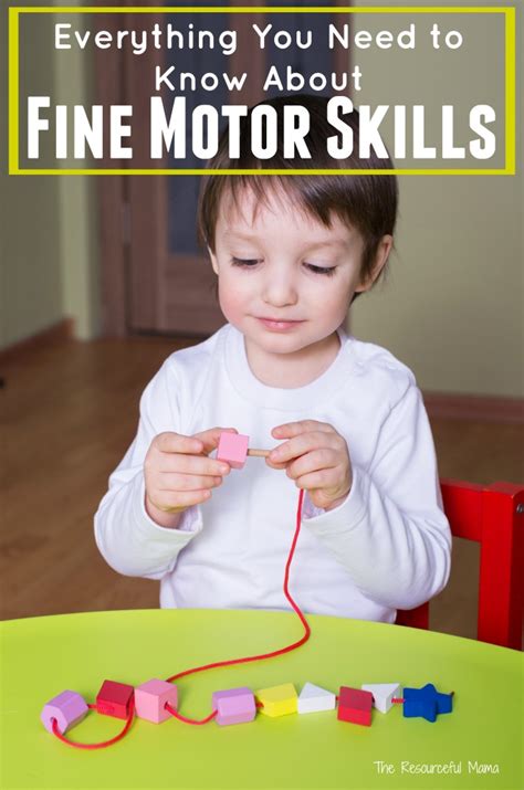 All About Fine Motor Skills The Resourceful Mama