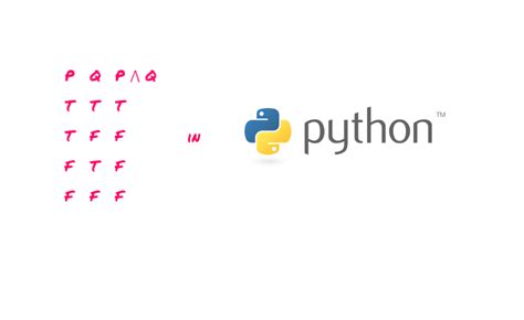 How To Implement A Truth Table Generator In Python By Hein De Haan