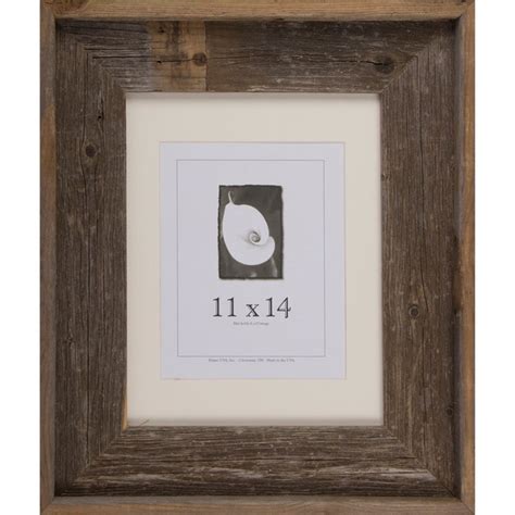 Shop Frame Usa Barnwood Signature Series Greywhite Wood Picture Frame