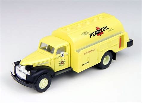 194146 Chevy Pennzoil Tank Truck Classic Metal Works 187 Diecast Ho