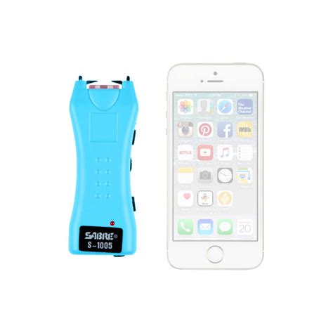 The stun gun on the other hand is a direct contact device that relies pain to work. Sabre Mini Stun Gun with LED Flashlight - Teal - The ...
