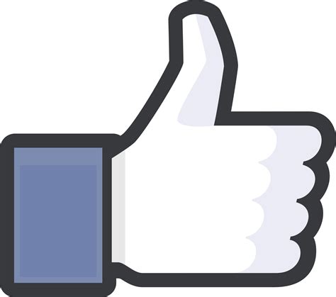 Thumbs Up Facebook Logo Png Transparent And Svg Vector Freebie Supply