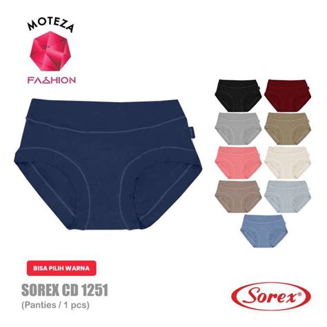 Jual Sorex 1251 Cd Celana Dalam Wanita Midi Panty Basic Super Soft