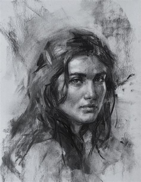 Charcoal Portraits Charcoal Art And Collectibles Jan