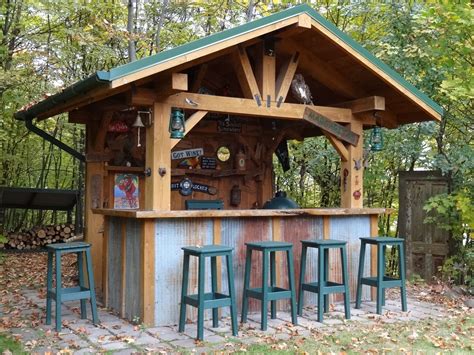 Just finished up building a patio bar to be donated for the annual auction at my local parish school. Outdoor Bar | Outdoor patio bar, Diy outdoor bar