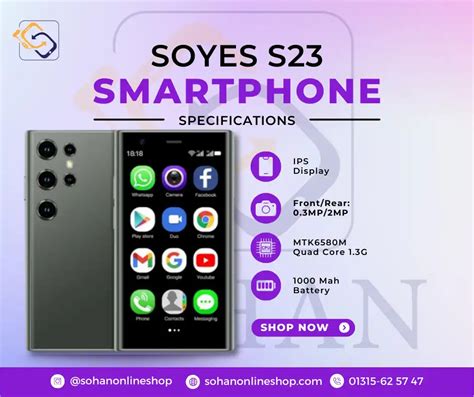 Soyes S23 Pro Best Mini Android Phone 2gb Ram 3 Inch Display Mobile
