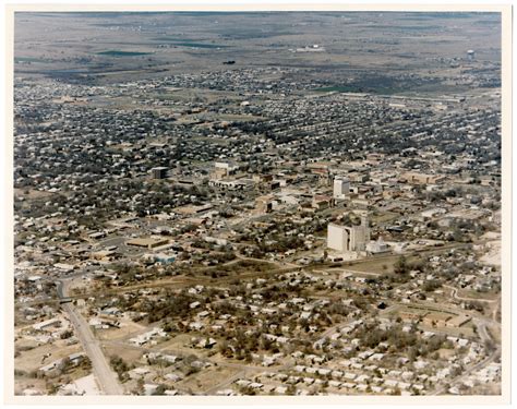 Aerial View Of Denton Texas The Portal To Texas History