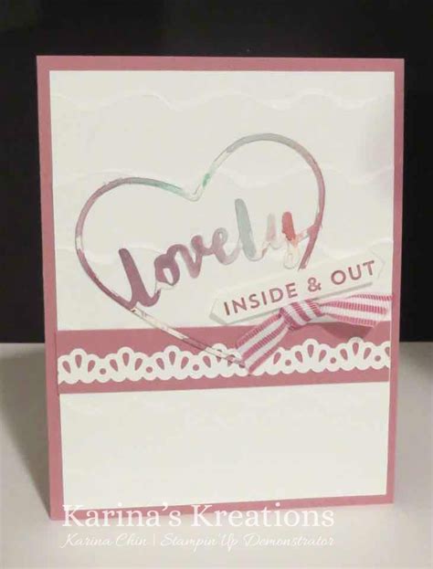 Stampinup Ink Pad Watercolor Technique Karina Chin Stampin Up