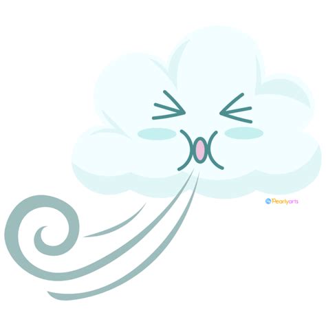 Cloud Blowing Wind Clipart Free Download Pearly Arts