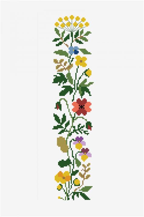 This book has a variety of pattern subjects; English Country Garden pattern - Free Cross Stitch ...
