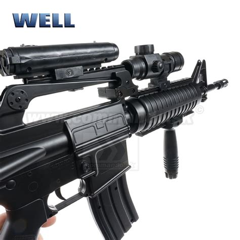 Airsoft Well Mr744 M4 Manual Asg 6mm Commandosk