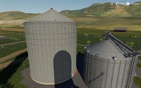 Placeable Large Grain Bin Extension V10 Mod Farming Simulator 2022