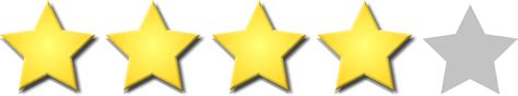 4 Stars Png PNG Image Collection