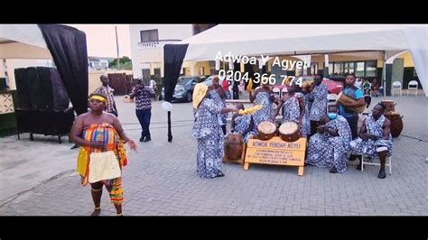 Beautiful Adowa Performance In The Ghanaian Tradition Youtube