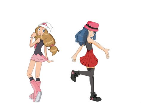 Serena And Dawn By Katerinnepg On Deviantart
