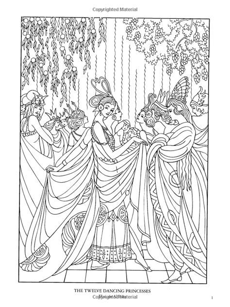 Free coloring pages of fairy tales. Amazon.com: Color Your Own Great Fairy Tale Illustrations ...
