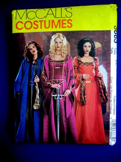 Step into the netherworld with a beetlejuice costume plus size. McCalls Pattern # 3663 UNCUT Misses Costume Medieval Gown ...